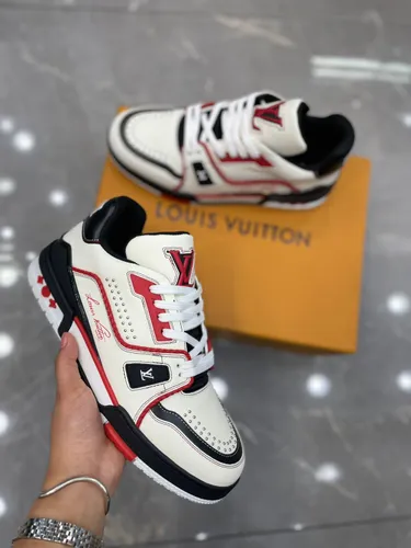 Tênis Trainer Branco e Vermelho