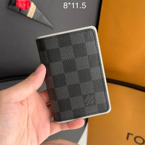 Porta-Cartão Damier Grafite Preto