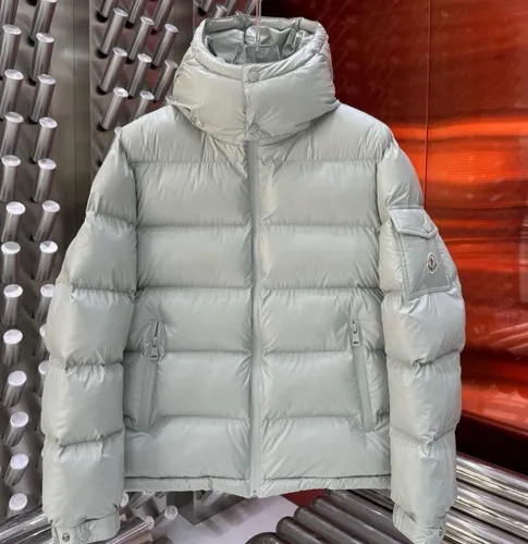 Jaqueta Puffer Cinza Clara