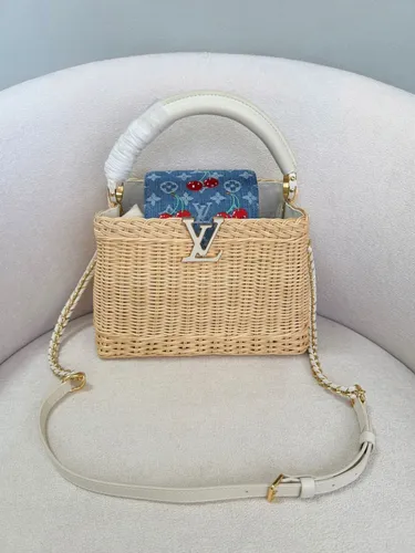 Capucines Raffia Branca
