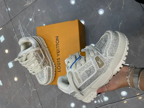 Tênis Skate Branco Strass