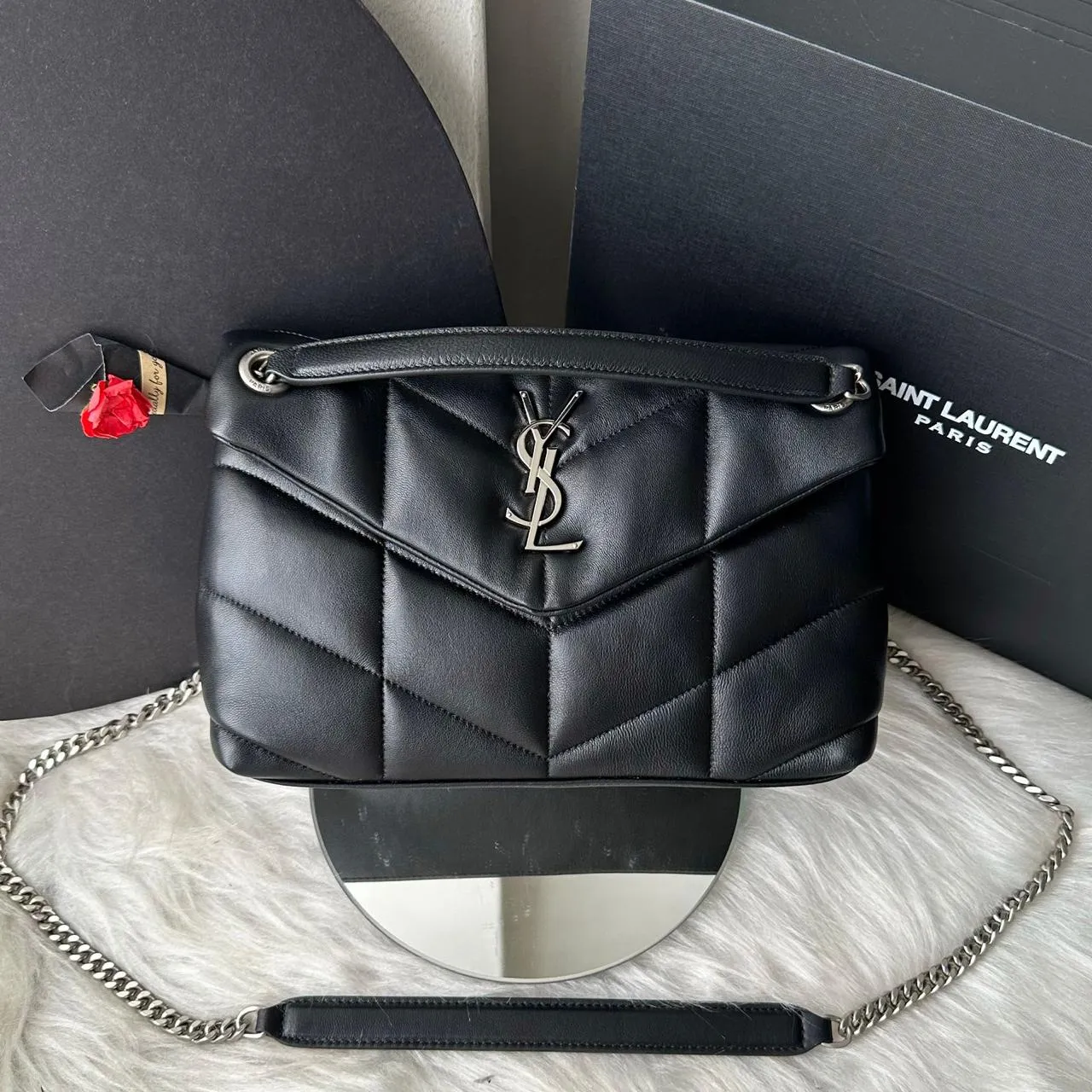Bolsa Loulou Puffer Preta