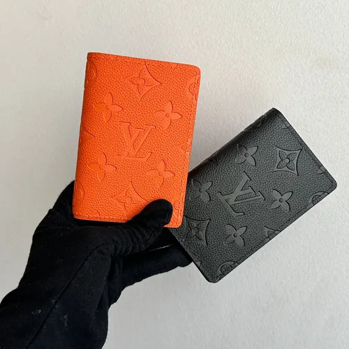 Porta-cartões Monograma Laranja