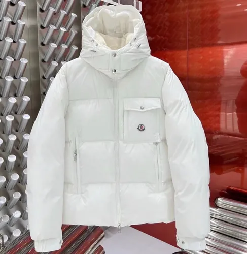 Jaqueta Puffer Branca Capuz