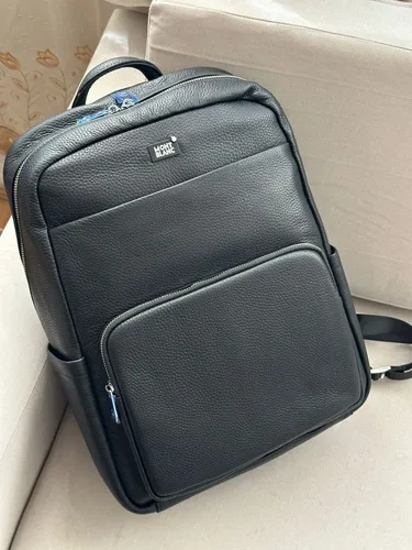 Mochila Couro Preta