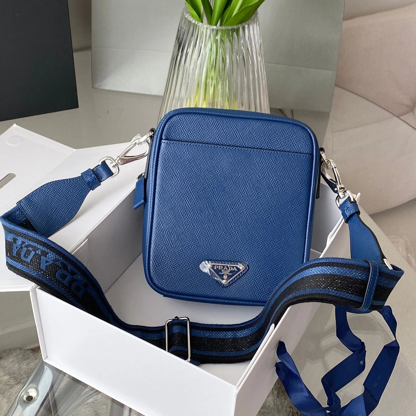 Crossbody Nylon Azul