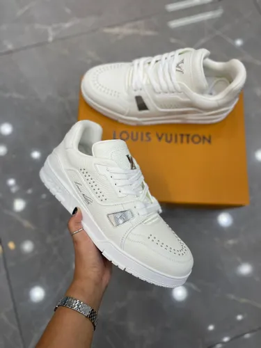 Tênis Trainer Branco Couro