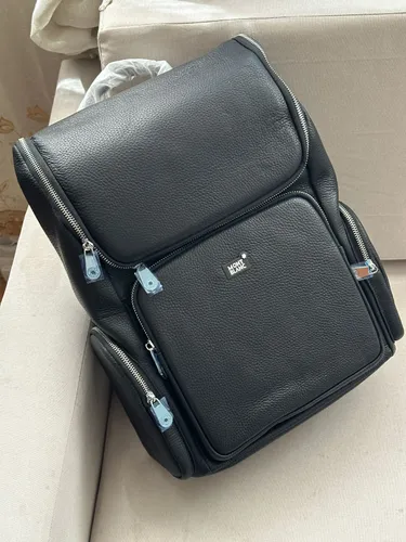 Mochila Couro Preta Premium