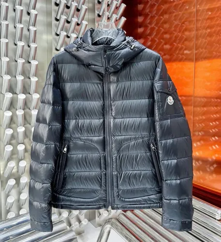 Jaqueta Puffer Cinza Capuz