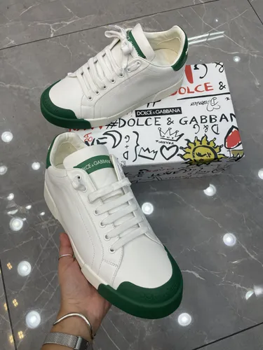 Tênis Portofino Branco e Verde