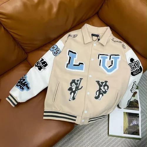Jaqueta Varsity LV Bege