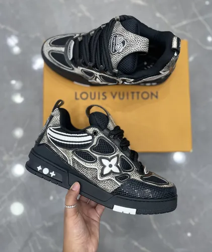 Tênis Skate Preto Strass