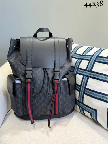 Mochila Damier Alças Vermelhas